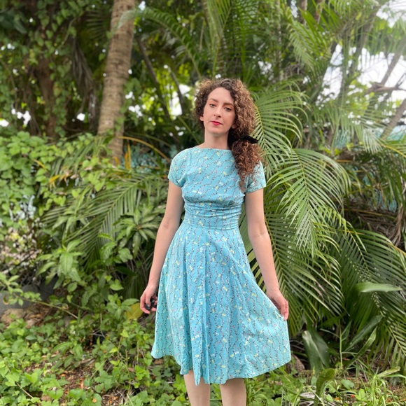 1950s vintage dress - Picture 3 of 4